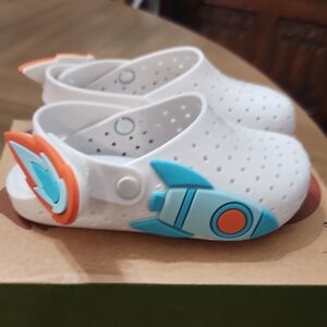 Mini Melissa White Rocket Sandals